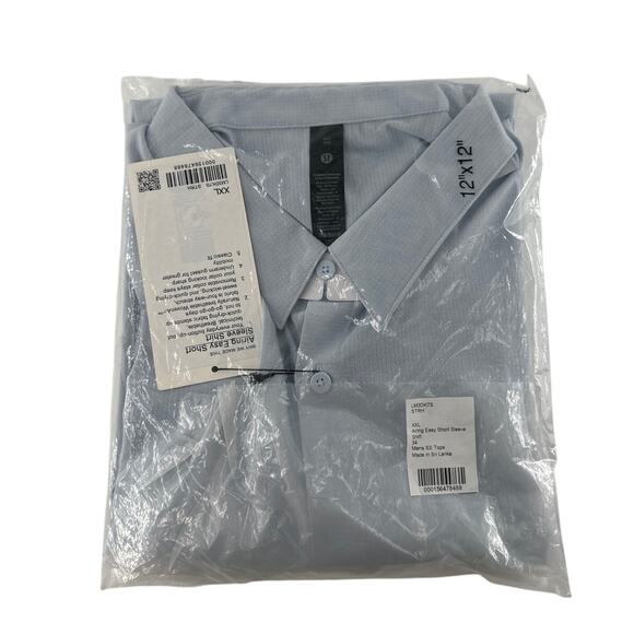 Lululemom Men's STRH Airing Easy Short-Sleeve Shirt Size XXL - Picture 4 of 10